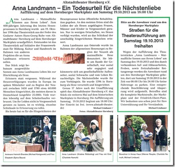 Hornburger Anzeigenblatt Anna Landmann 17102013