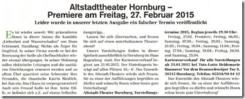 Hornburger Anzeigenblatt Liebeslust 14012015